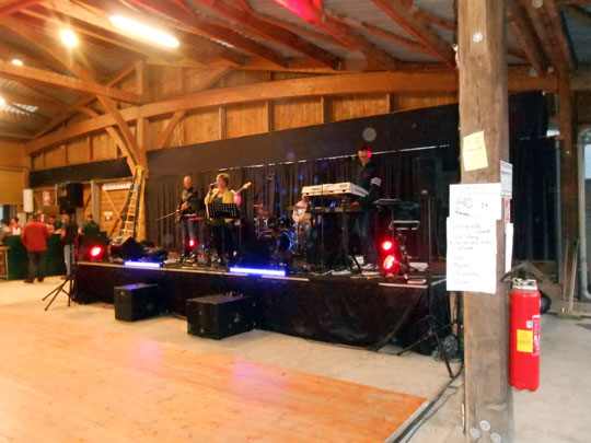 Un orchestre qui a mis de l'ambiance lors de la soirée