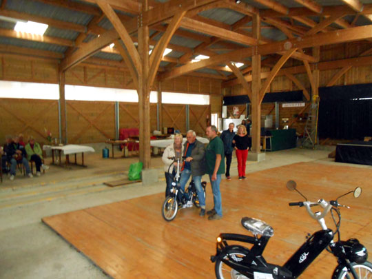 Le sympathique couple belge avec Hugues Ossent