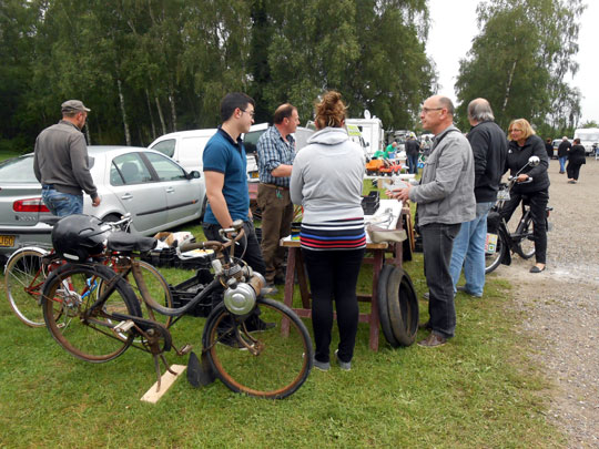 Alain Comeau de Clermont, un fidèle participant des rassemblements Solex