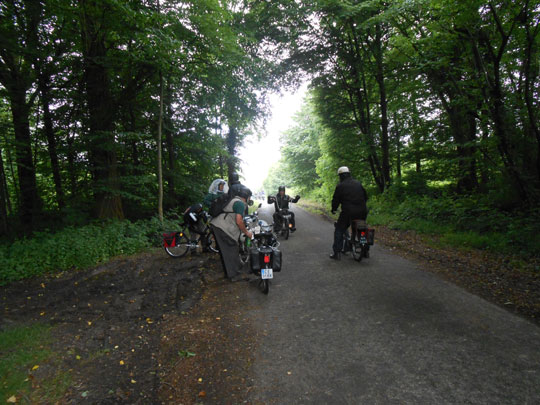 ;Une panne est à signaler, de l'essence 2 temps mal filtré