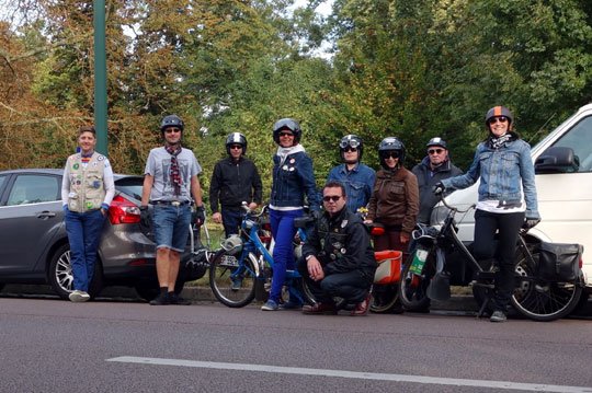 Départ dans le bois de Vincennes