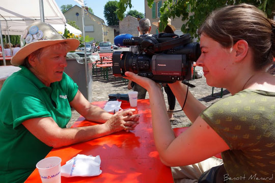 Notre amie Nicole Petit du Club Solex de Belgique