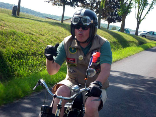 Ludo utilise son solex chaque jour été comme hiver