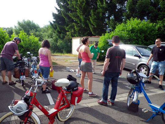 Un magnifique Solex 3800 Luxe rouge