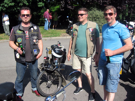 Franck, Ludo et Jean-François : une pause bien méritée