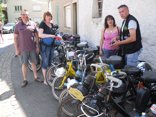 Une arrivée sous une forte chaleur 32&deg;C