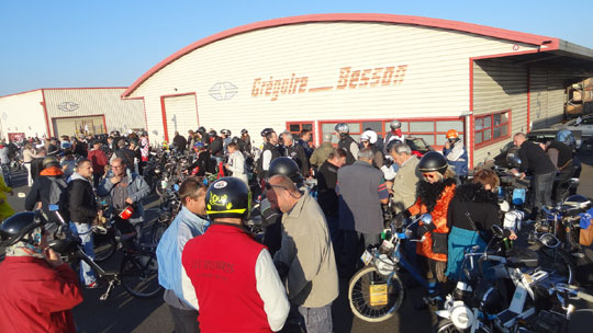 Concentration de vélosolex dans l'ouest de la France