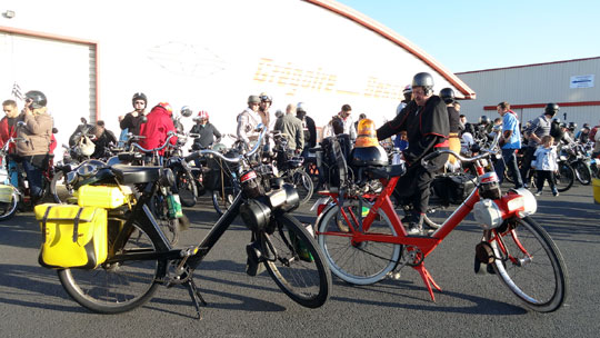 Derniers préparatifs avant la randonnée