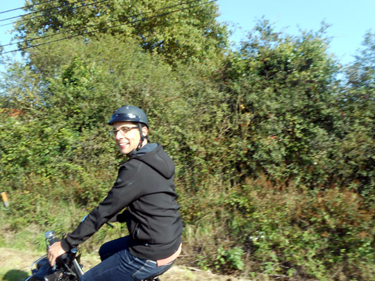 Bastien Peille sur solex MBK 3800