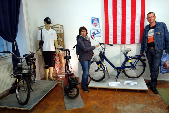 Le lot de la tombola le dernier solex manufacturé en Hongrie