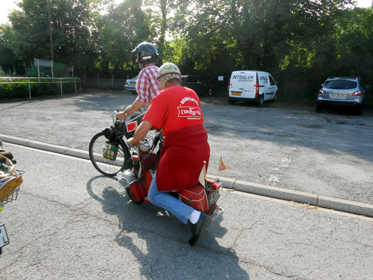 Stéphane et David en plein démarrage