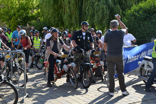 Encore quelques secondes avant le départ