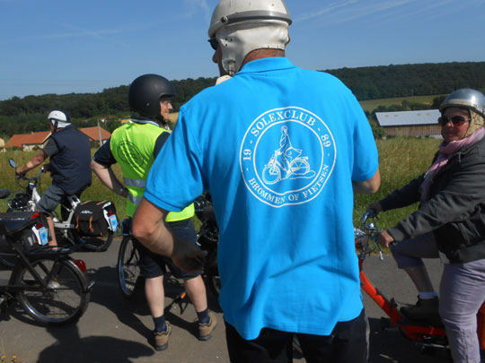 Un participant néerlandais du Solexclub, Brommen of Fietsen