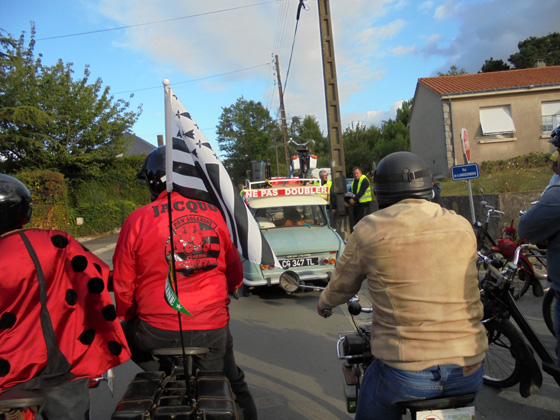 Dernier regroupement avant la traversée de Montfaucon-Montigné