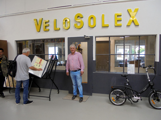 Raymond Niessen dans son musée