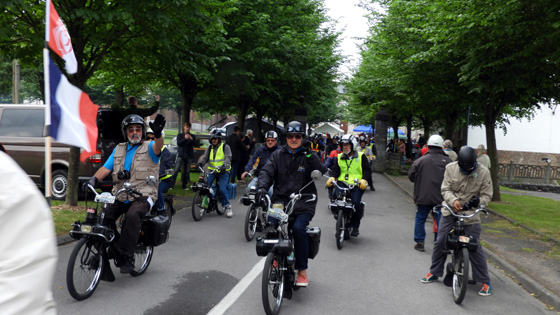 Au premier plan Alain Depin et Daniel Guttierez