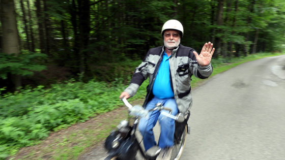 Daniel Collignon en pleine forme dans la mont&eacute;e