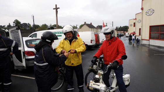 Des amis du Club Solex de Belgique