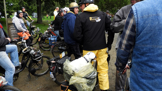 Un membre du Club RetroleX'Taze