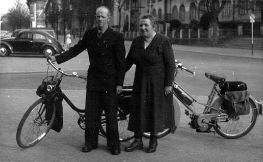 Couple allemand Velosolex 45 Deustchland