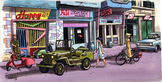 ;Le style Spirou à Saïgon en 1967