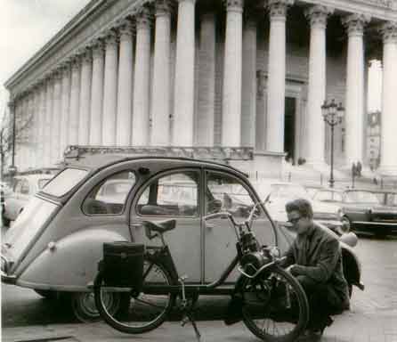 solex devant la Madeleine