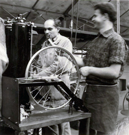 Rayonnages de roues de velosolex