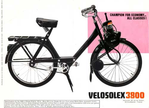 VELOSOLEX 3800 Champion economy...all classes !