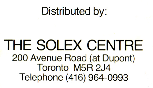 The Solex Centre Toronto Ontario