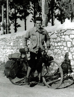 En grèce avec son velosolex