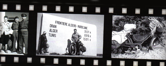 En velosolex à la Frontière Algero-Marocaine