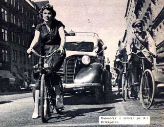 Velosolex Stockholm en 1950