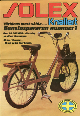 Solex Knallert Benzinsparaden nummer 1