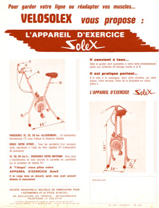 appareil d' exercice SOLEX