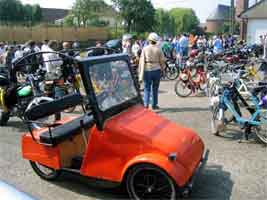 Véloto équipé d'un moteur Motobécane