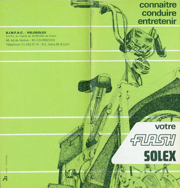Entretien du Solex Flash