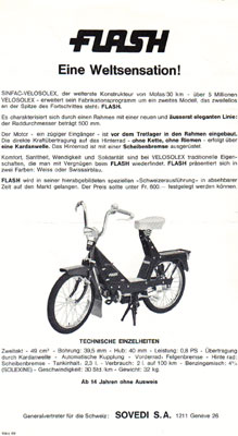 Solex Flash Eine Weltsensation !