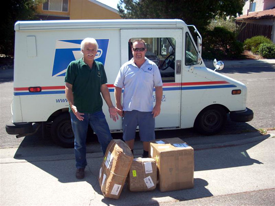 Arrivée des colis en une semaine