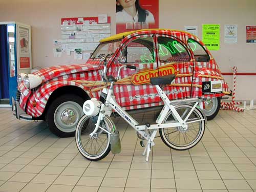 2 CV Citroën Cochonou & Solex 5000