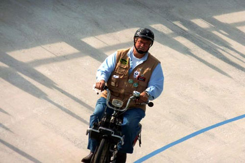 Jean sur le circuit de Darmstadt