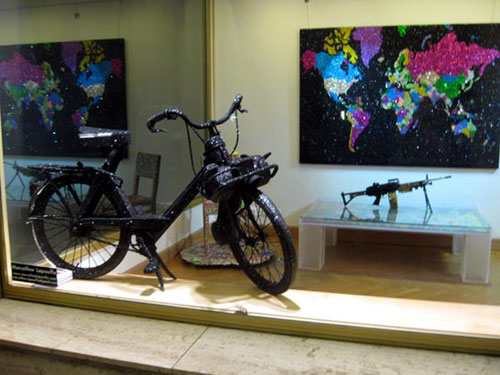 L'art avec un Solex à Monte-Carlo