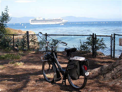 Un Solex à Santa Barbara