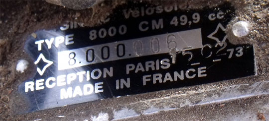 Solex Tenor 8.000.006 1973 Solex Tenor 8.000.006 1973